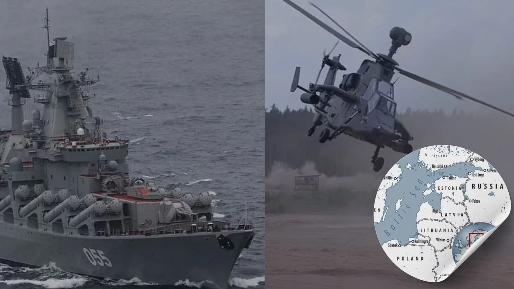 Crecen las tensiones en el Mar Báltico luego de que un buque ruso disparara bengalas contra un helicóptero alemán 