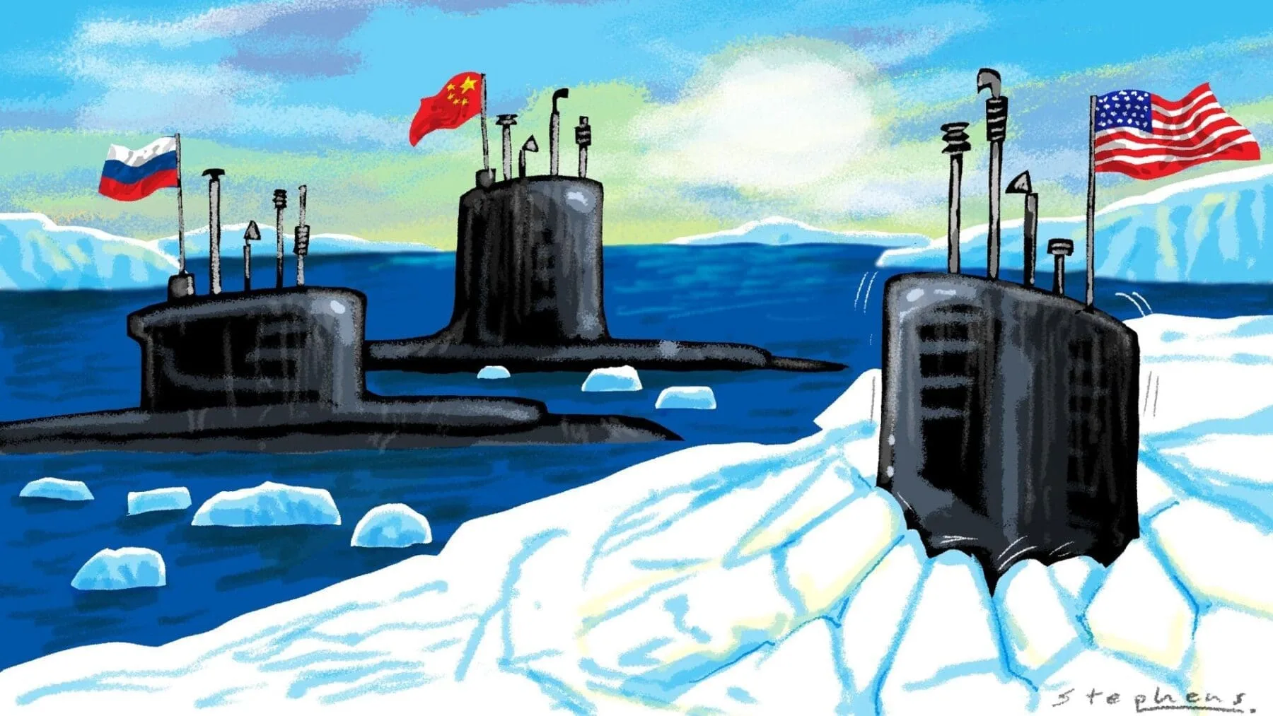 El Pentágono alerta por la cooperación de Rusia y China en el Ártico