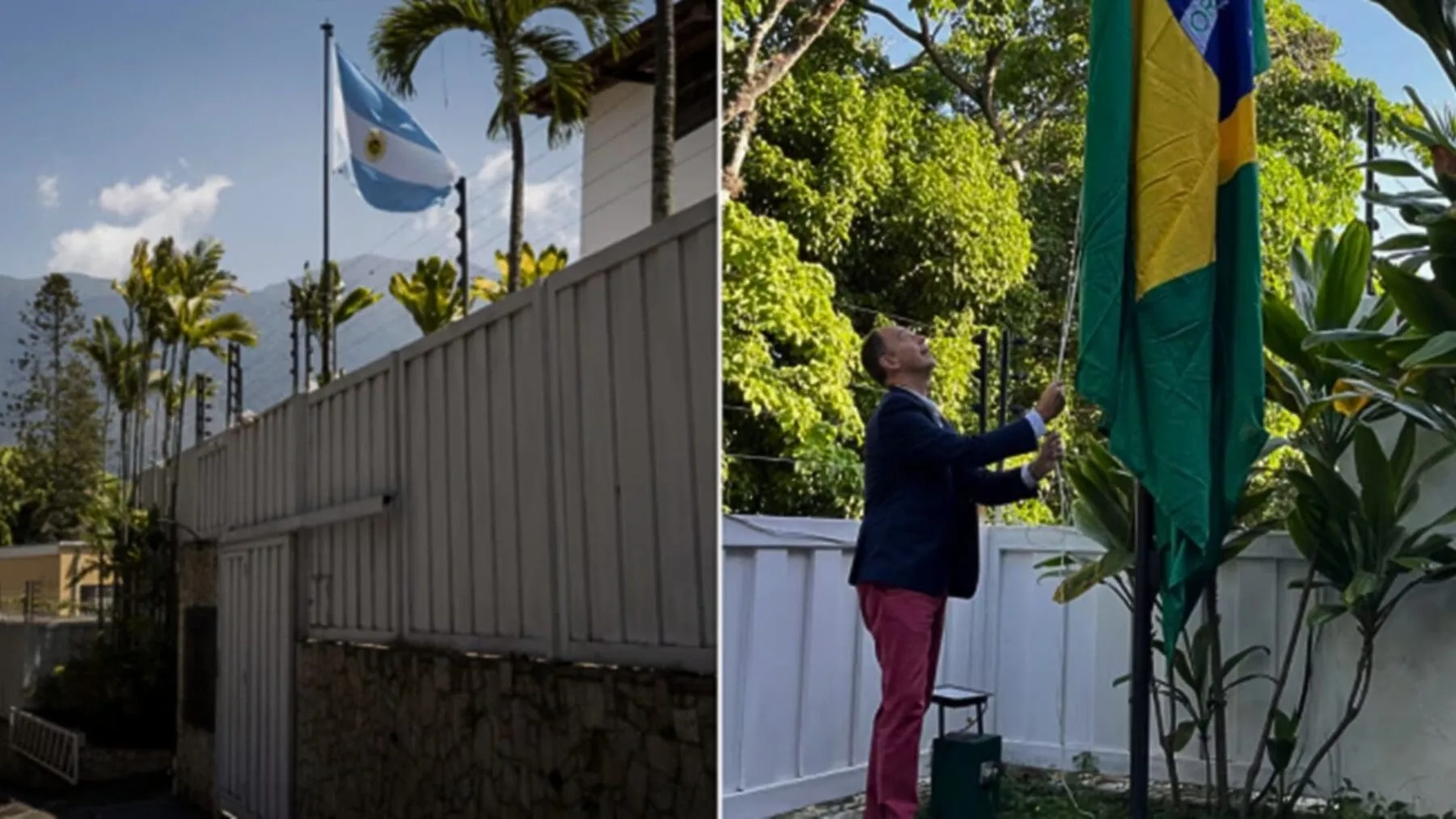 El embajador de Brasil asegura que la embajada de Argentina en Venezuela no será invadida