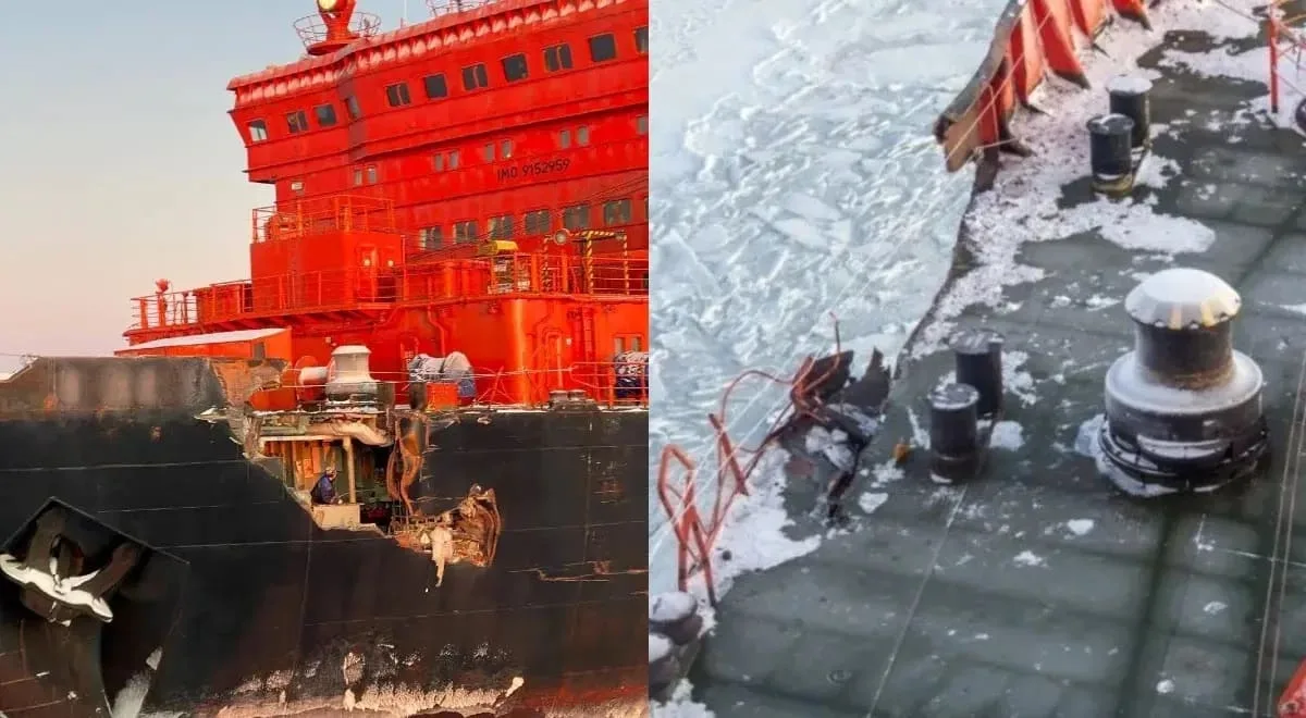 Rusia confirma que los reactores nucleares de su rompehielos no sufrieron daños tras la colisión con otro buque en el Mar del Norte