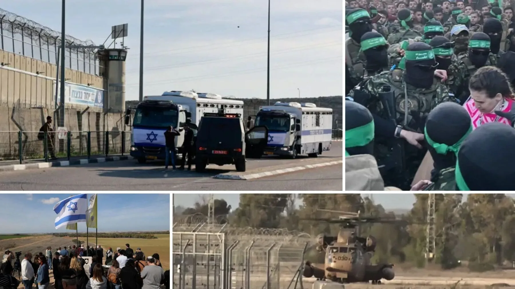 Comenzó el alto el fuego e intercambio de rehenes entre Israel y Hamás