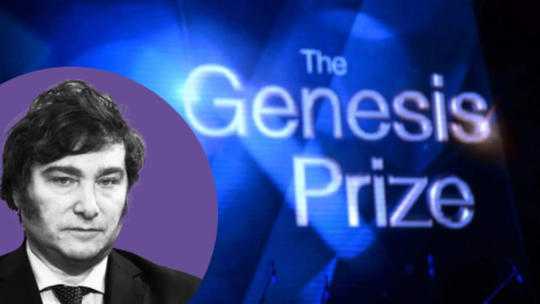 El presidente de Argentina Javier Milei recibe el “Premio Nobel judío”