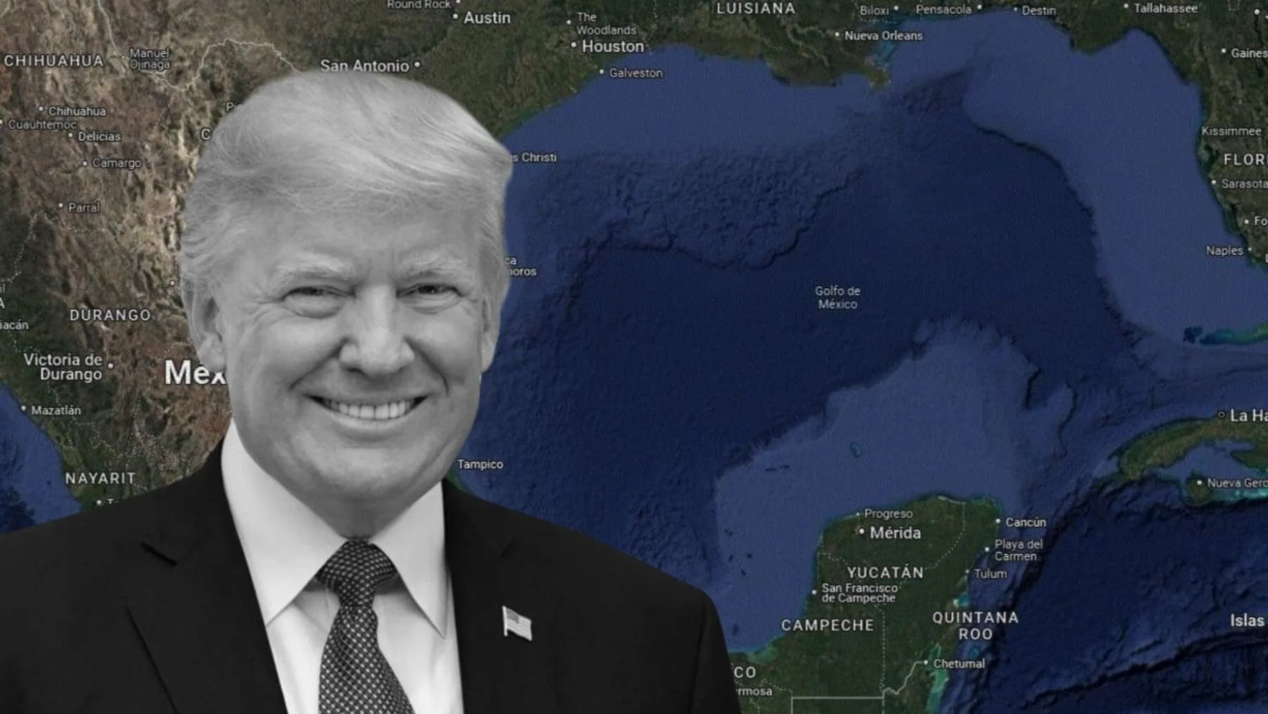 Trump propone renombrar el Golfo de México a Golfo de América