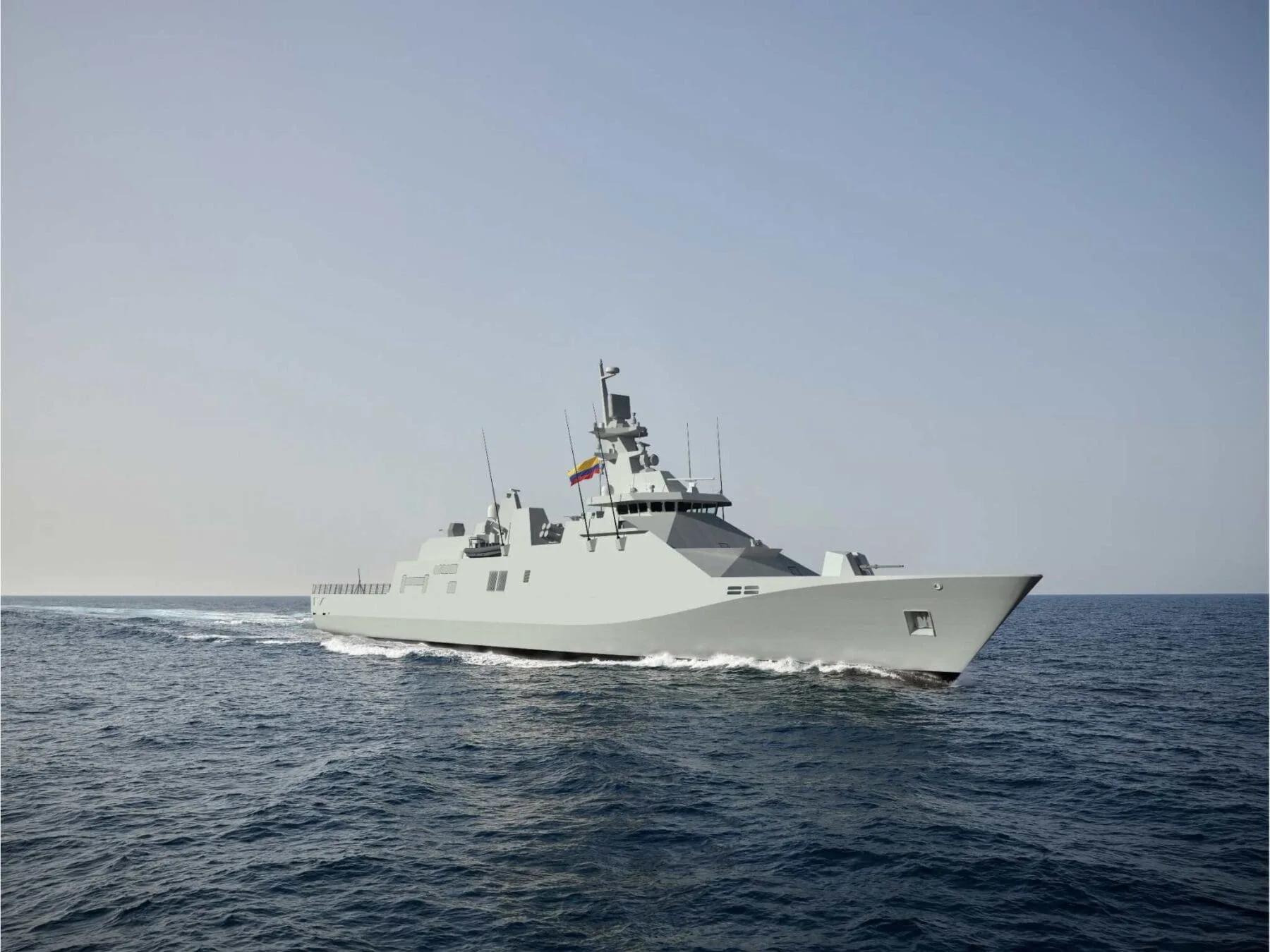 Saab equipará con sus radares y sistemas de gestión de combate a la futura fragata PES de la Armada de Colombia