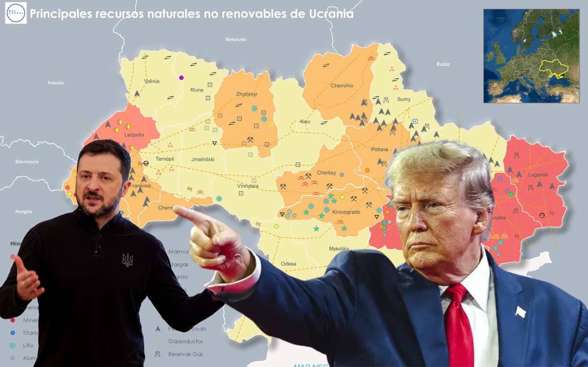 Los detalles detrás del acuerdo caído por minerales raros entre Estados Unidos y Ucrania