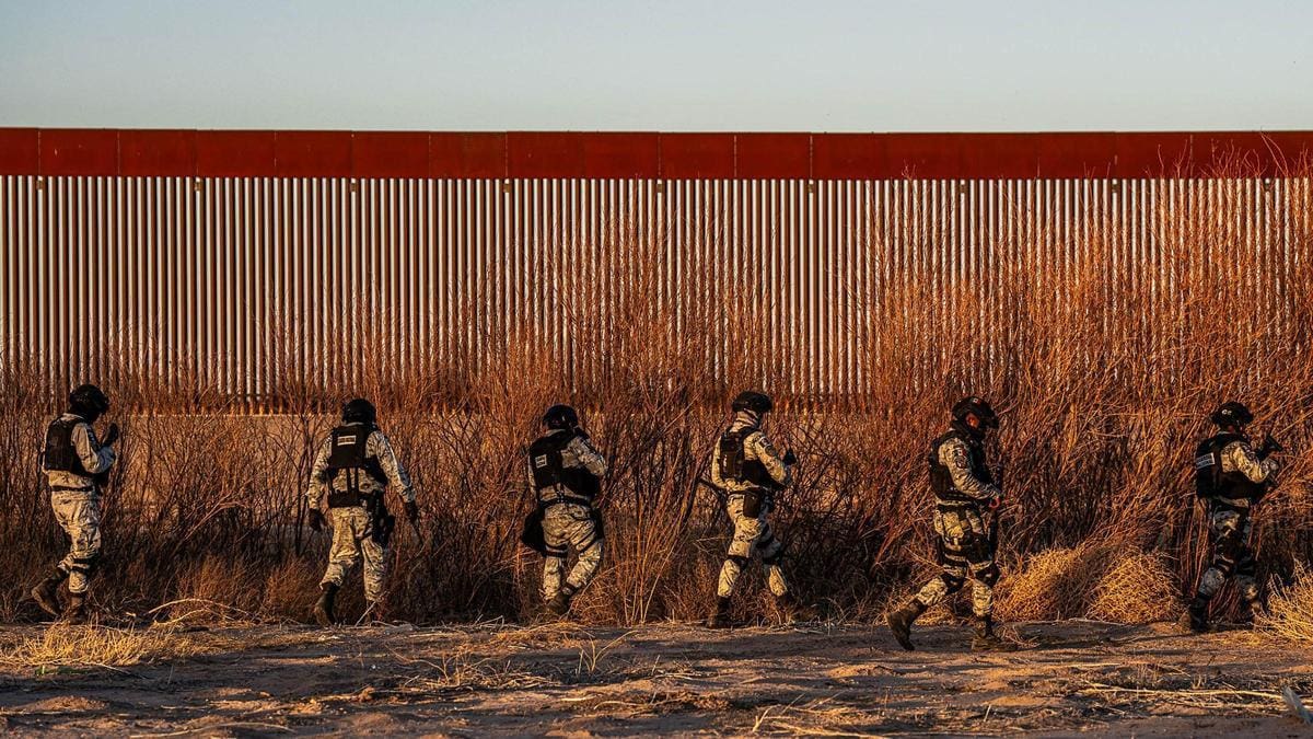 México despliega los primeros 10 mil efectivos de la Guardia Nacional en la frontera con Estados Unidos, tras el acuerdo entre Sheinbaum y Trump