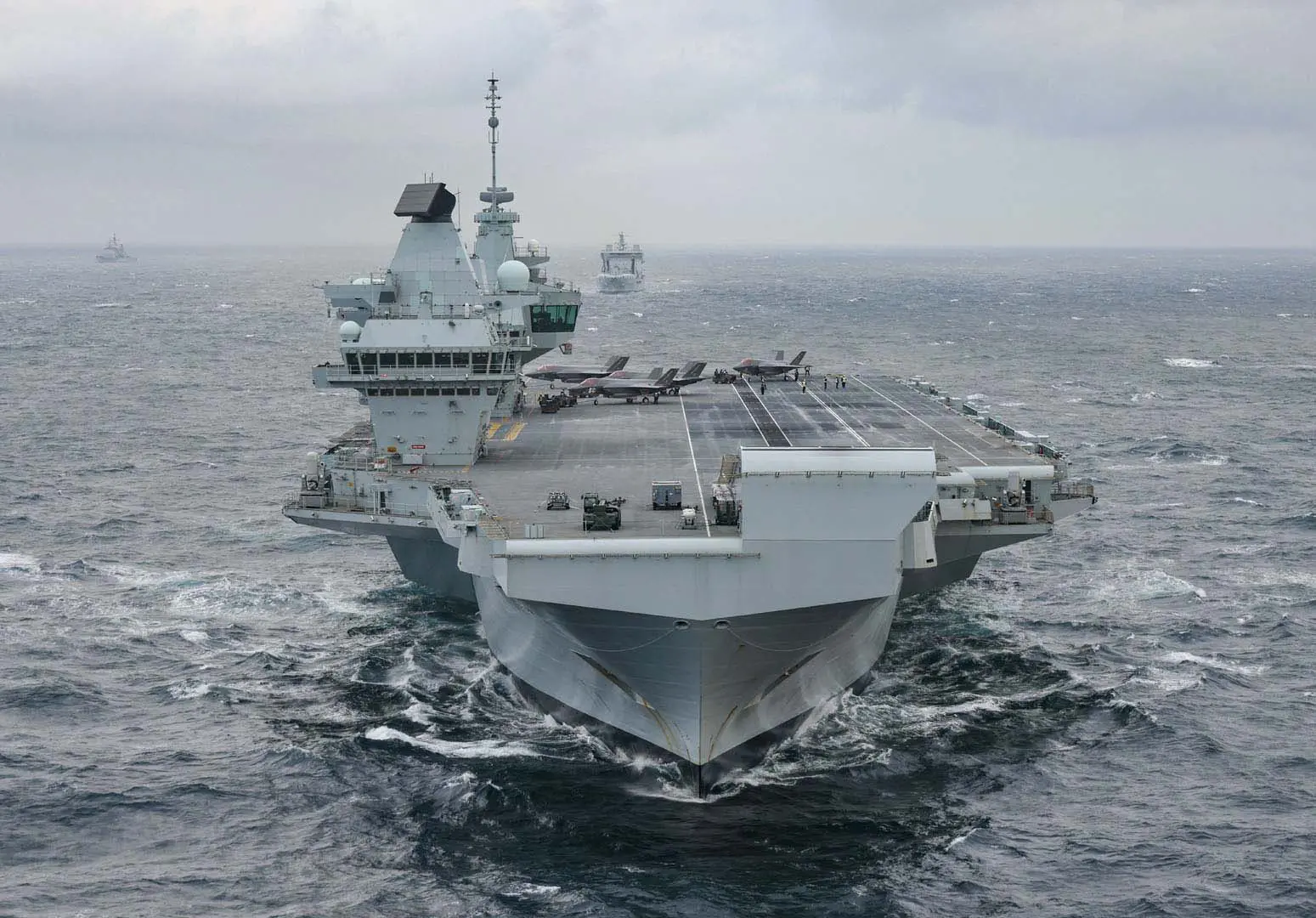 Detalles del despliegue del portaaviones británico en el Indo-Pacífico