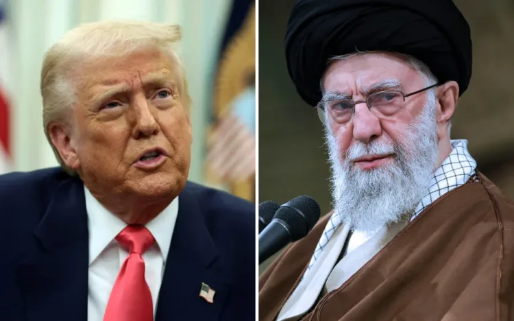 Donald Trump y el ayatollah Khamenei