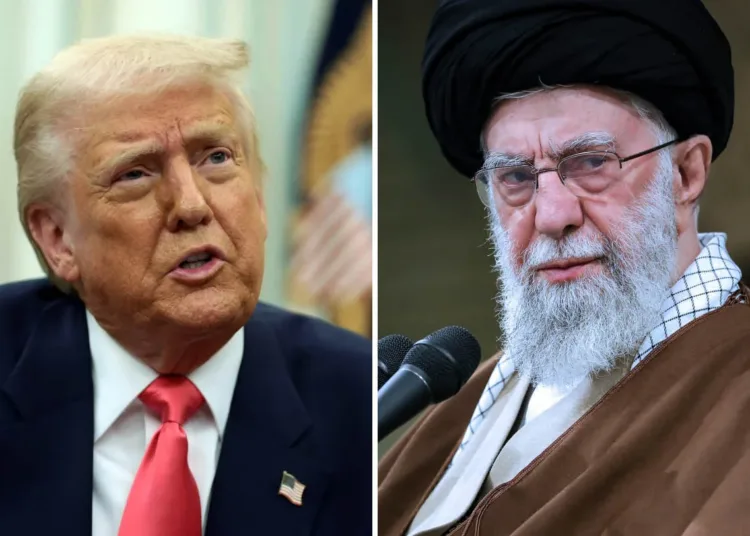 Donald Trump y el ayatollah Khamenei