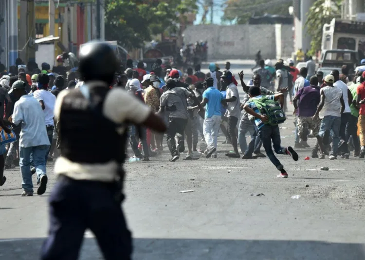 Protesta en Haití