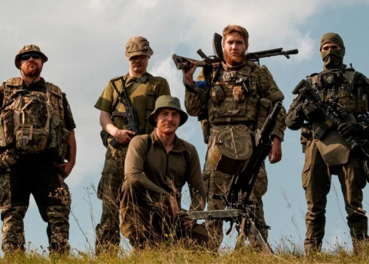 Extranjeros en la Legión Internacional en Ucrania. Créditos: Legión Internacional