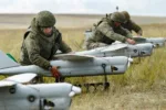 PKG642 Russia. 13th Sep, 2018. TRANSBAIKAL TERRITORY, RUSSIA - SEPTEMBER 13, 2018: Orlan-10 unmanned aerial vehicles take part in the main stage of the Vostok 2018 military exercise held jointly by the Russian Armed Forces and the Chinese People's Liberation Army at the Tsugol range. Vadim Savitsky/Russian Defence Ministry Press Office/TASS Credit: ITAR-TASS News Agency/Alamy Live News