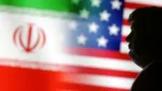 Banderas de EE.UU. e Irán