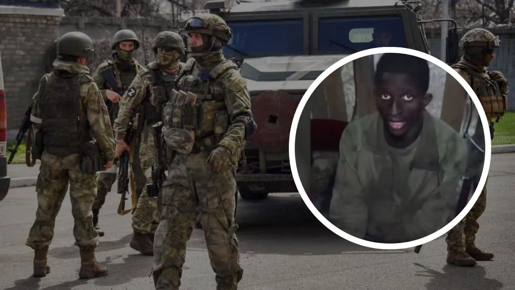 Mercenario africano es capturado por Ucrania luchando junto a Rusia