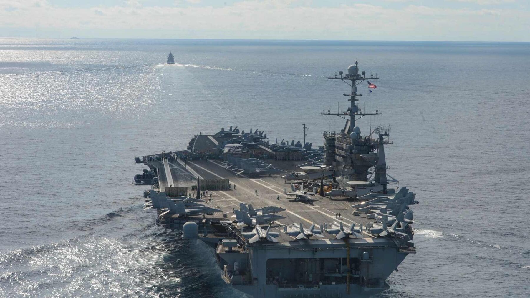 Los hutíes atacan nuevamente al portaaviones estadounidense USS Truman en el Mar Rojo