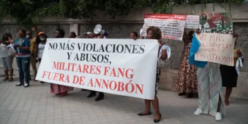 Protesta popular en Annobón