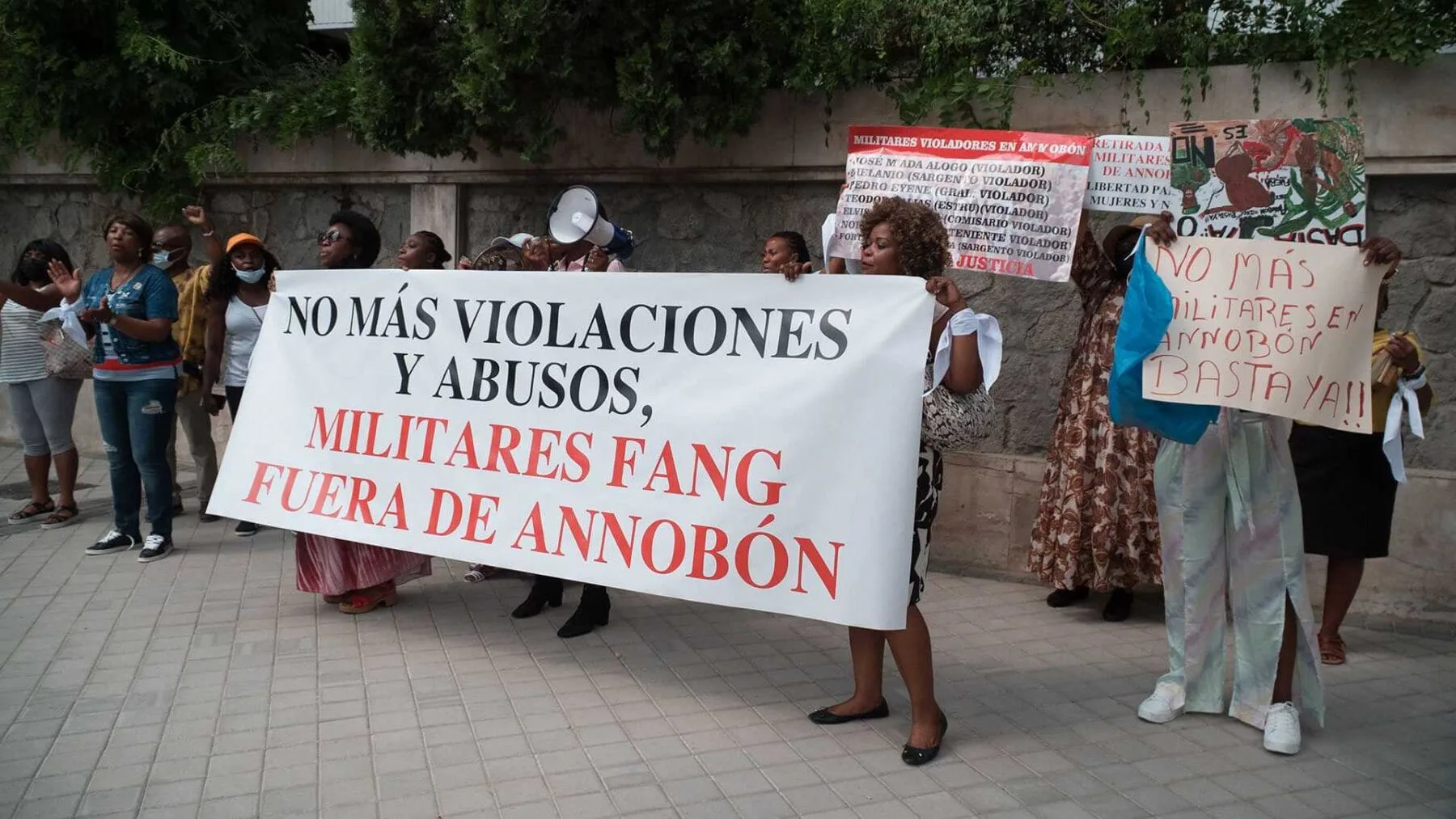 Protesta popular en Annobón