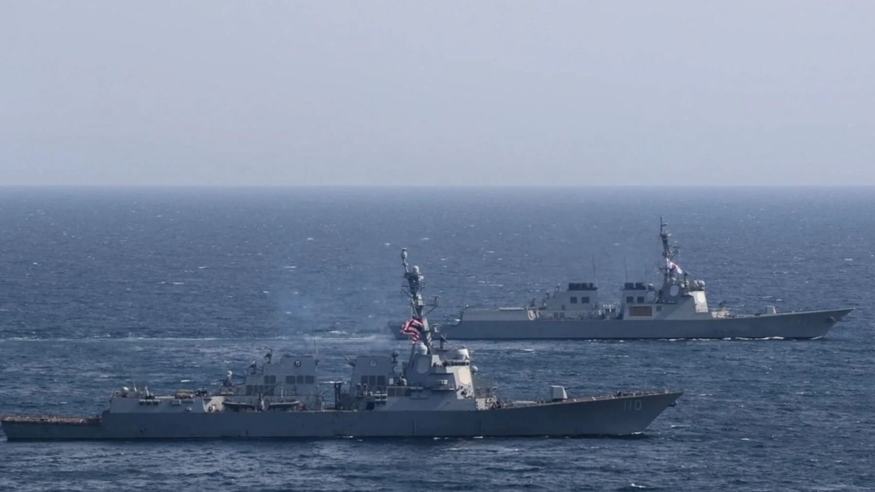 Estados Unidos y Corea del Sur realizan ejercicios navales conjuntos frente a las amenazas de Corea del Norte