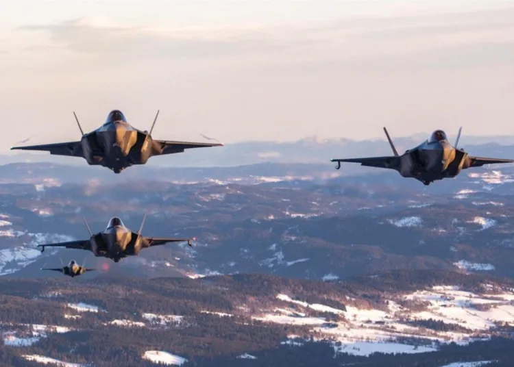 Las Fuerzas Armadas noruegas y el Ejército del Aire tienen dos F-35 en estado de alerta permanente de 15 minutos para Noruega y la OTAN. (Fotografía de Illistration: Fuerzas Armadas noruegas)
