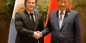 Javier Milei y Xi Jinping