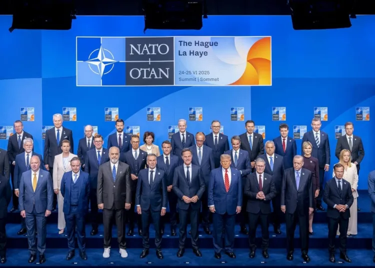 Secretario General de la OTAN, Mark Rutte, y Jefes de Estado y de Gobierno de la OTAN. Crédito: OTAN