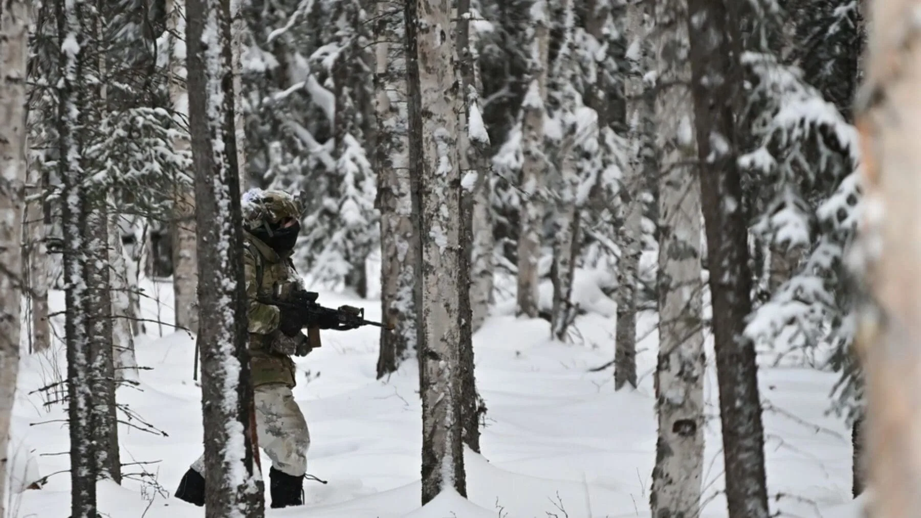 ÁREA DE ENTRENAMIENTO DE DONNELLY, ALASKA, ESTADOS UNIDOS, 11.16.2024. Foto de John Pennell, 11ª División Aerotransportada. Créditos: DVIDS