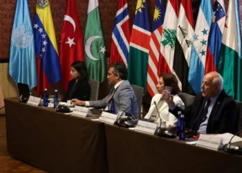 Conferencia de Emergencia del Grupo de la Haya en Bogotá. Créditos: Luisa González/Reuters