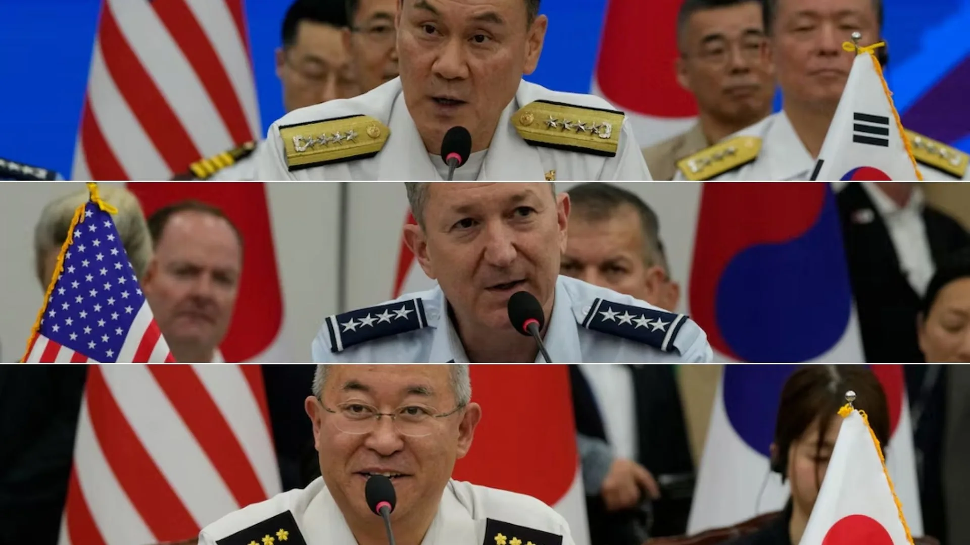 Corea del Sur, EE.UU. y Japón realizan un simulacro aéreo conjunto en el Indo Pacífico en demostración de fuerza contra Corea del Norte, en medio de la visita de funcionario ruso