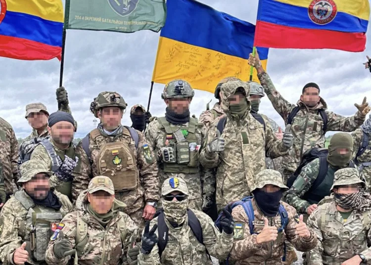 Legión Internacional de extranjeros en el frente de Ucrania