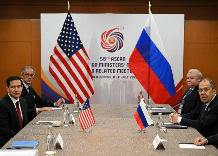 Un encuentro entre los ministros de Relaciones Exteriores de Estados Unidos y Rusia, Marco Rubio y Serguéi Lavrov, debe realizarse antes del encuentro entre Trump y Putin / Créditos: archivo