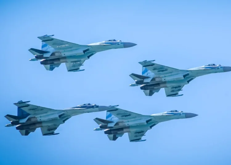 Su-35 Fighters. Créditos: The National Interest