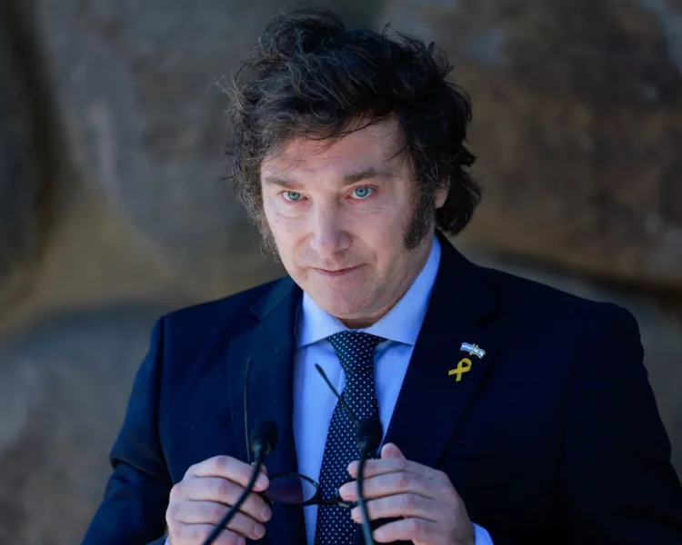 Javier Milei hablará en la Asamblea General de la ONU cerca de las 16.30 del martes 23 de septiembre / Créditos: Ammar Awad/Reuters