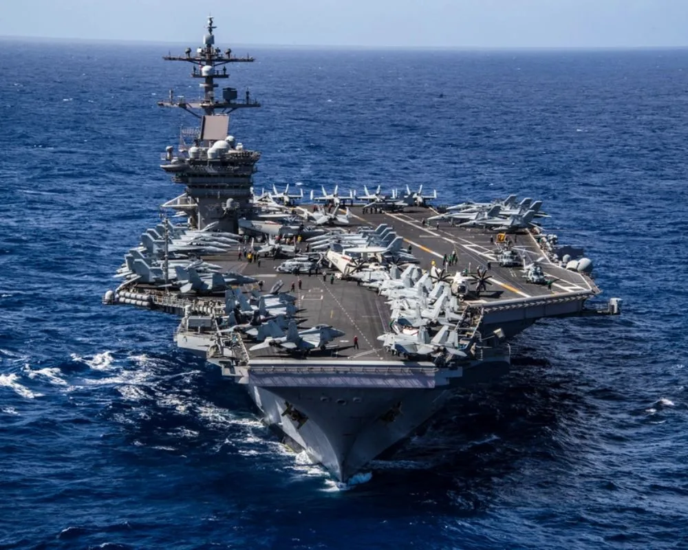 El portaaviones USS Carl Vinson vuelve a EE.UU. tras intenso despliegue en Medio Oriente