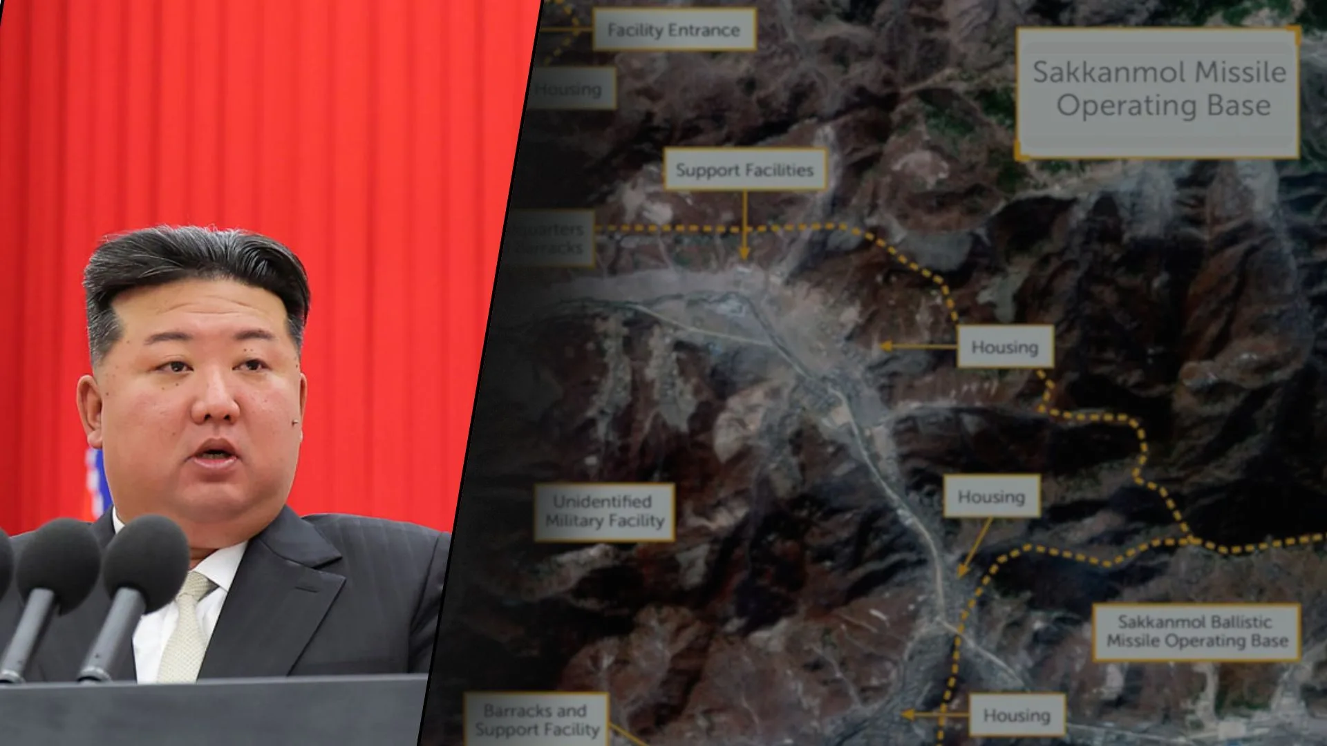 Imágenes satelitales revelan base secreta de Corea del Norte cerca de la frontera con China, con misiles capaces de alcanzar a EE.UU. 