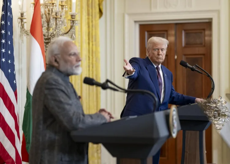 Donald Trump y Narendra Modi