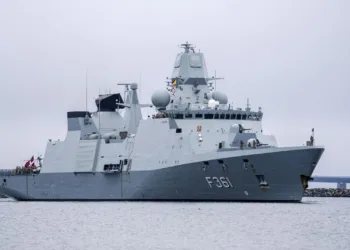 Fragata de la armada danesa Iver Huitfeldt. Créditos: Ida Marie Odgaard/Ritzau Scanpix/AFP via Getty
