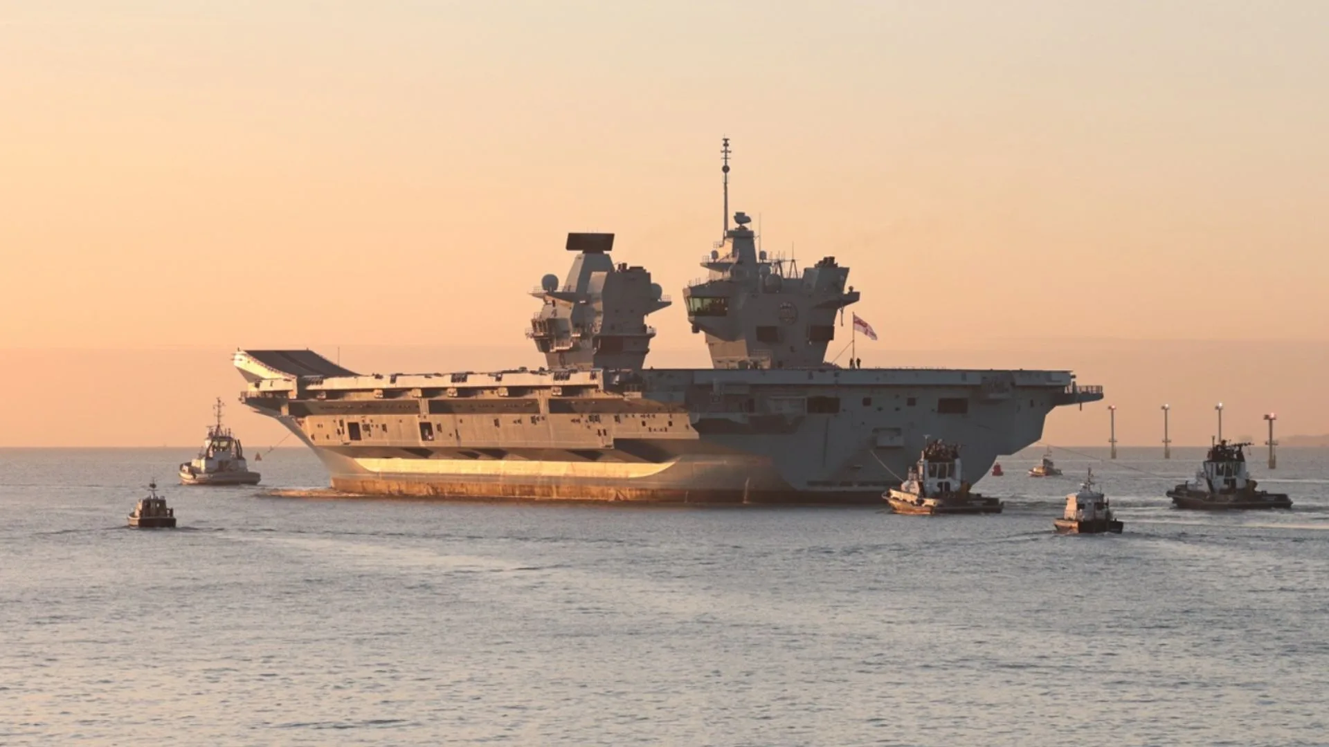 Reino Unido refuerza su presencia en Asia con el arribo del HMS Prince of Wales a Singapur