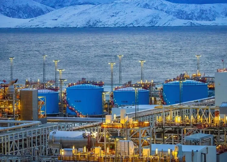Instalación de GNL de Equinor en Melkoeya, cerca de Hammerfest, Noruega. Créditos: Reuters