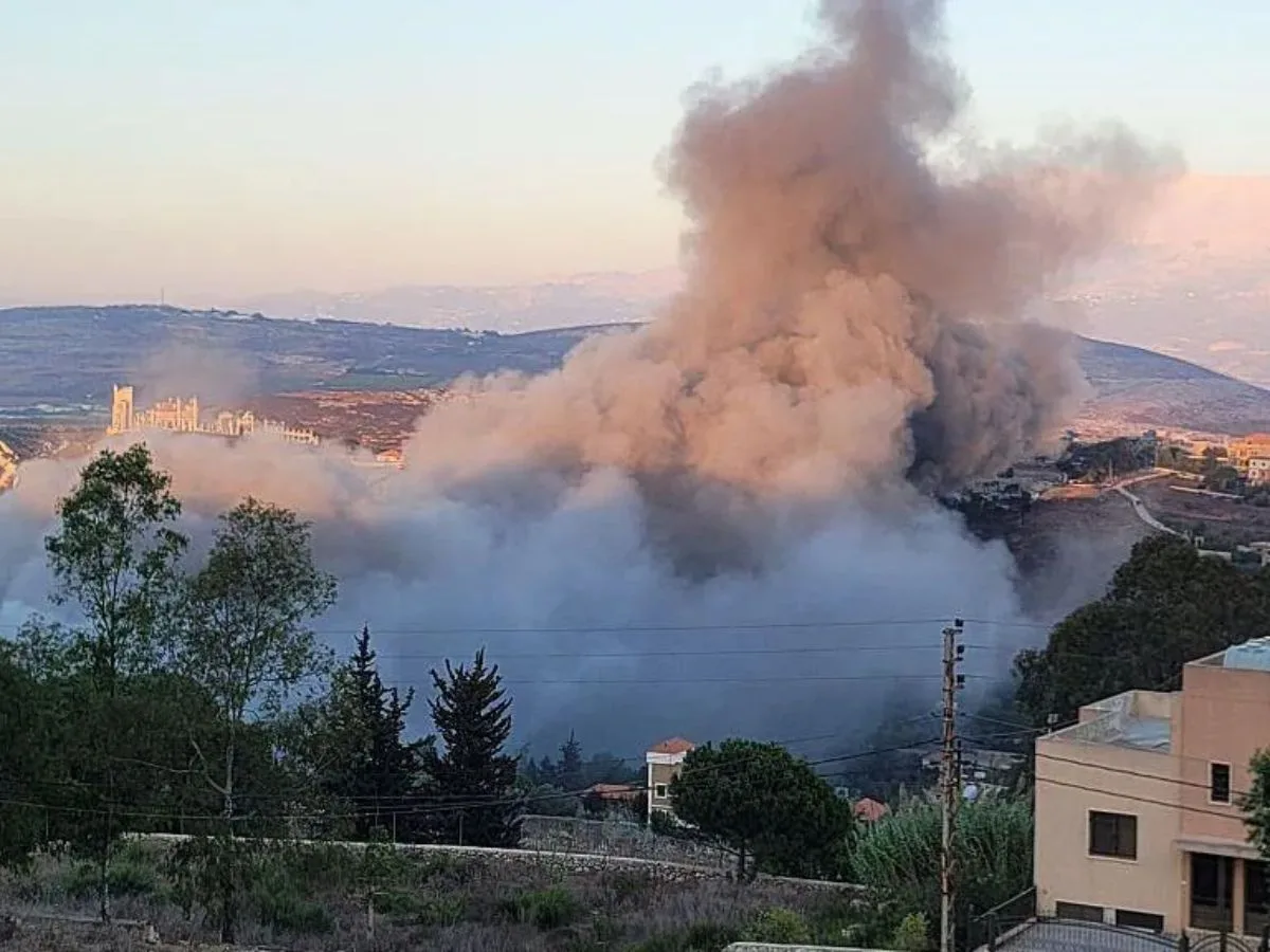 Israel bombardea el sur del Líbano tras acusar a Hezbolá de violar el alto el fuego
