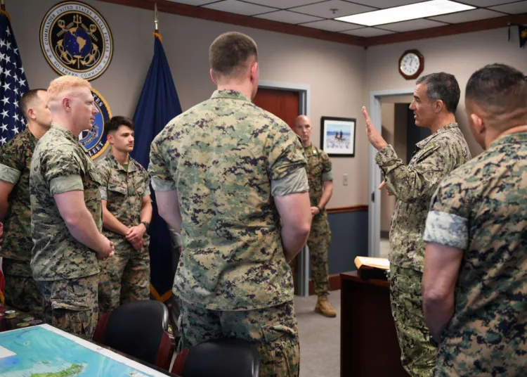 Militares del Comando Sur de Estados Unidos, encargados de los ataques sobre supuestas embarcaciones narcoterroristas en el Caribe