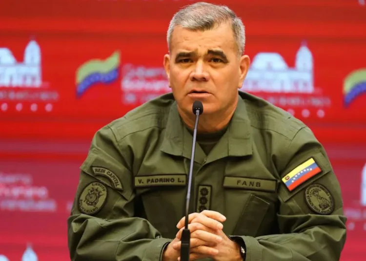 Ministro de Defensa venezolano, Vladimir Padrino López. Créditos: Prensa Miraflores