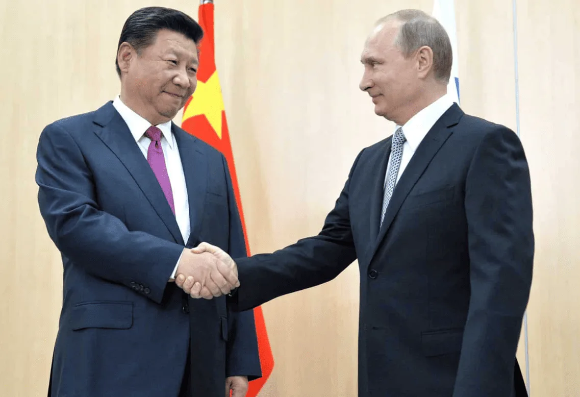 Vladimir Putin y Xi Jinping