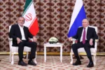 El presidente de la República Islámica de Irán, Masud Pezeshkian, se reunió con el presidente de Rusia, Vladimir Putin, en Turkmenistán. Crédito: IRNA