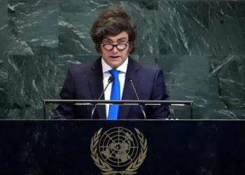 El presidente de Argentina, Javier Milei, ante la Asamblea General de la ONU