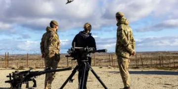 Imágenes de los ejercicios militares de las Fuerzas Armadas Británicas en las Islas Malvinas