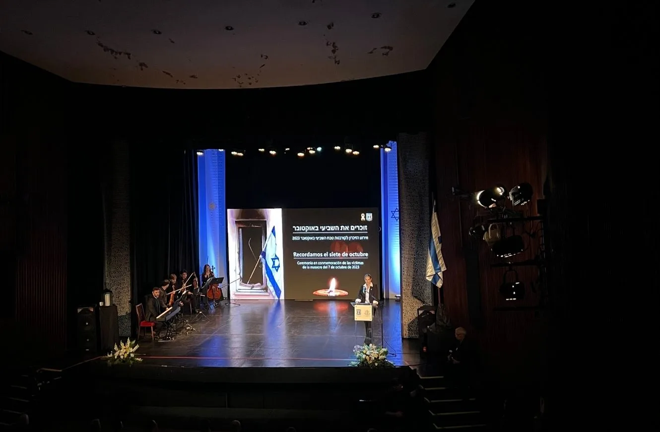 Embajada de Israel en Argentina conmemoró la víctimas del 7 de octubre a dos años del ataque
