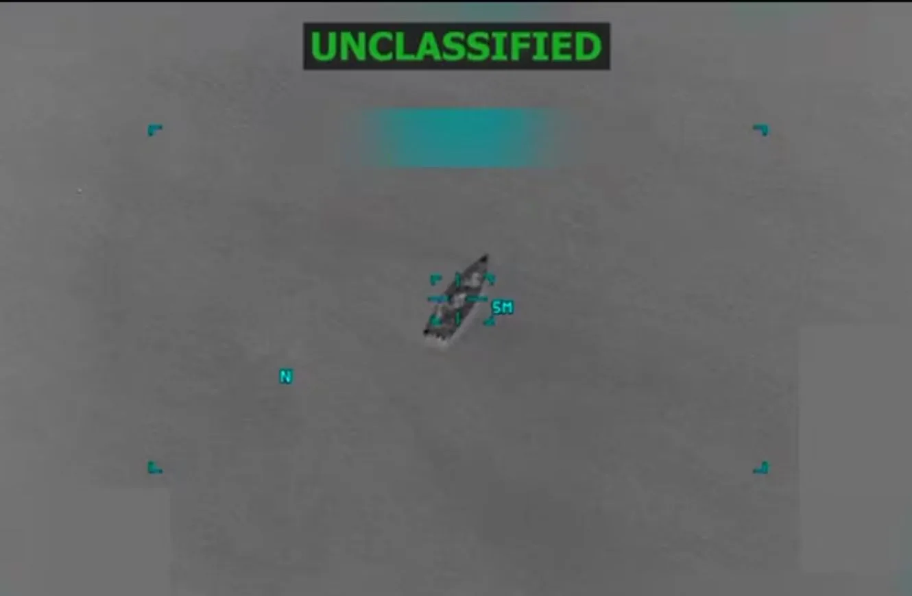 embarcación atacada por Fuerzas Armadas de EE.UU. en el Caribe