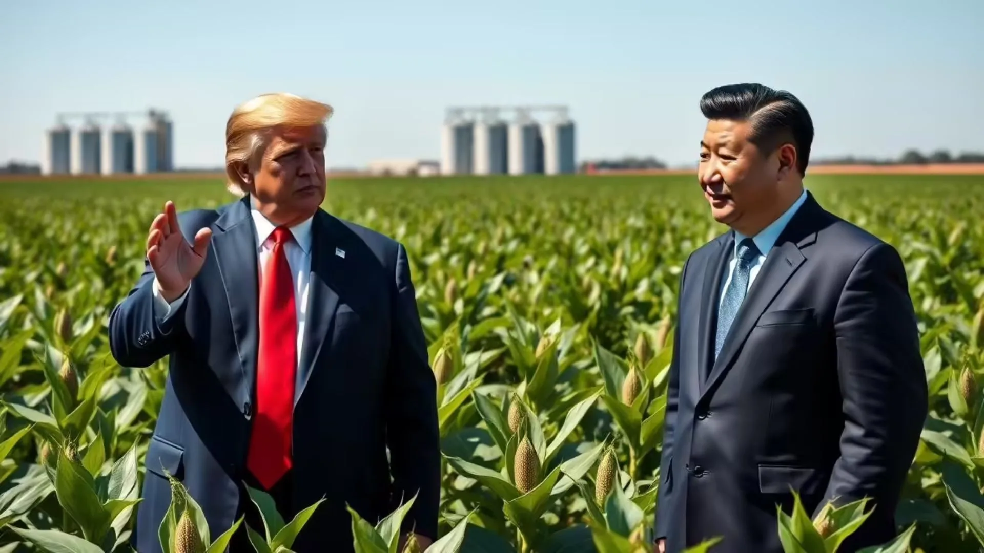 Trump acusa a China de dañar a los productores de soja y anticipa reunión con Xi Jinping