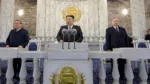 Bajo el mandato de Kim, Corea del Norte ha intensificado su programa de misiles balísticos [ARCHIVO: 10 de octubre de 2025]. Image: KCNA/KNS/AFP