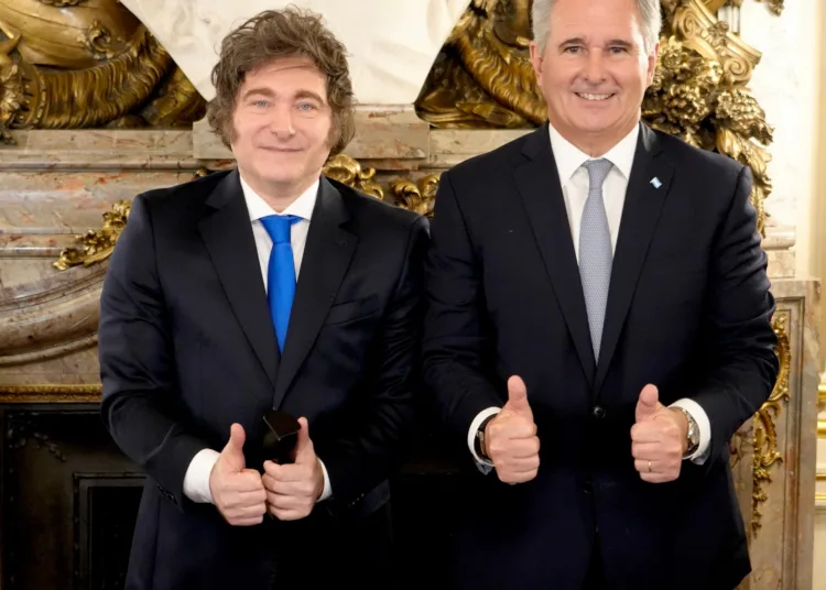 Pablo Quirno y Javier Milei